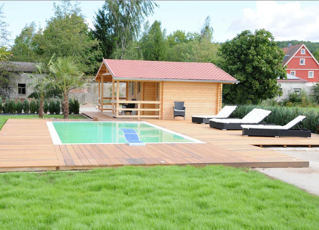 Caseti 5_ Ferienwohnungen _ Rothen Oberdachstetten Luaran gambar